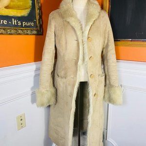 DKNY Women's Faux Fur Coat Size M